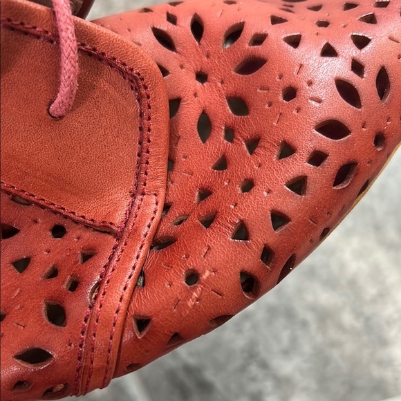 Sixty Seven Leather Booties Cognac Brown Size EU38 US7.5 Made in Spain - Picture 15 of 16